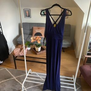 Maeve Blue Maxi Dress Size 10